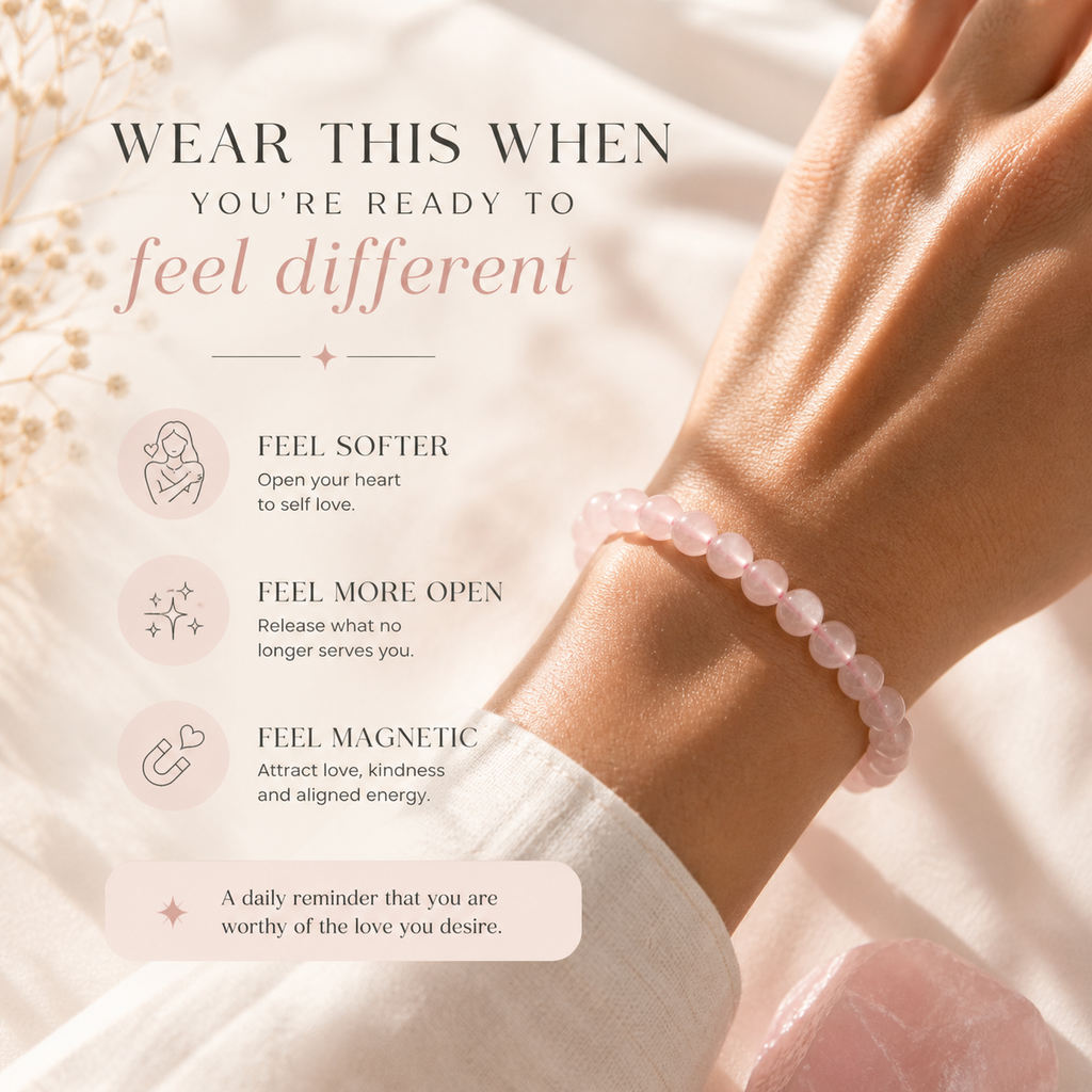 Adored | Rose Quartz Love Activation Bracelet