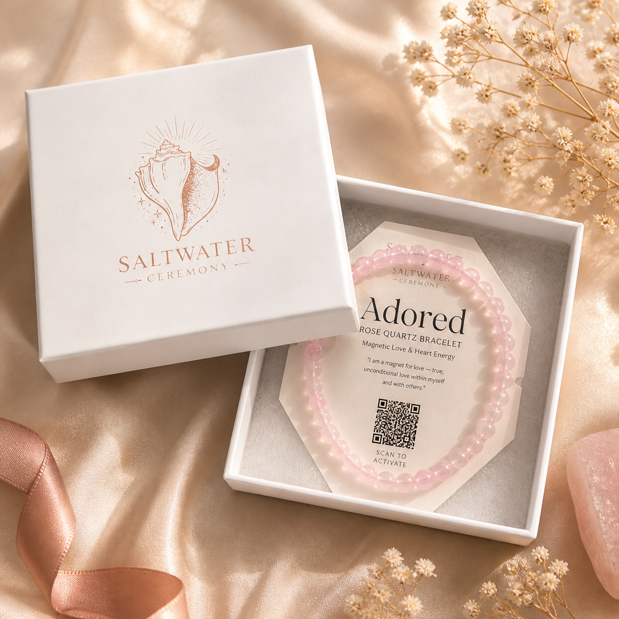 Adored | Rose Quartz Love Activation Bracelet