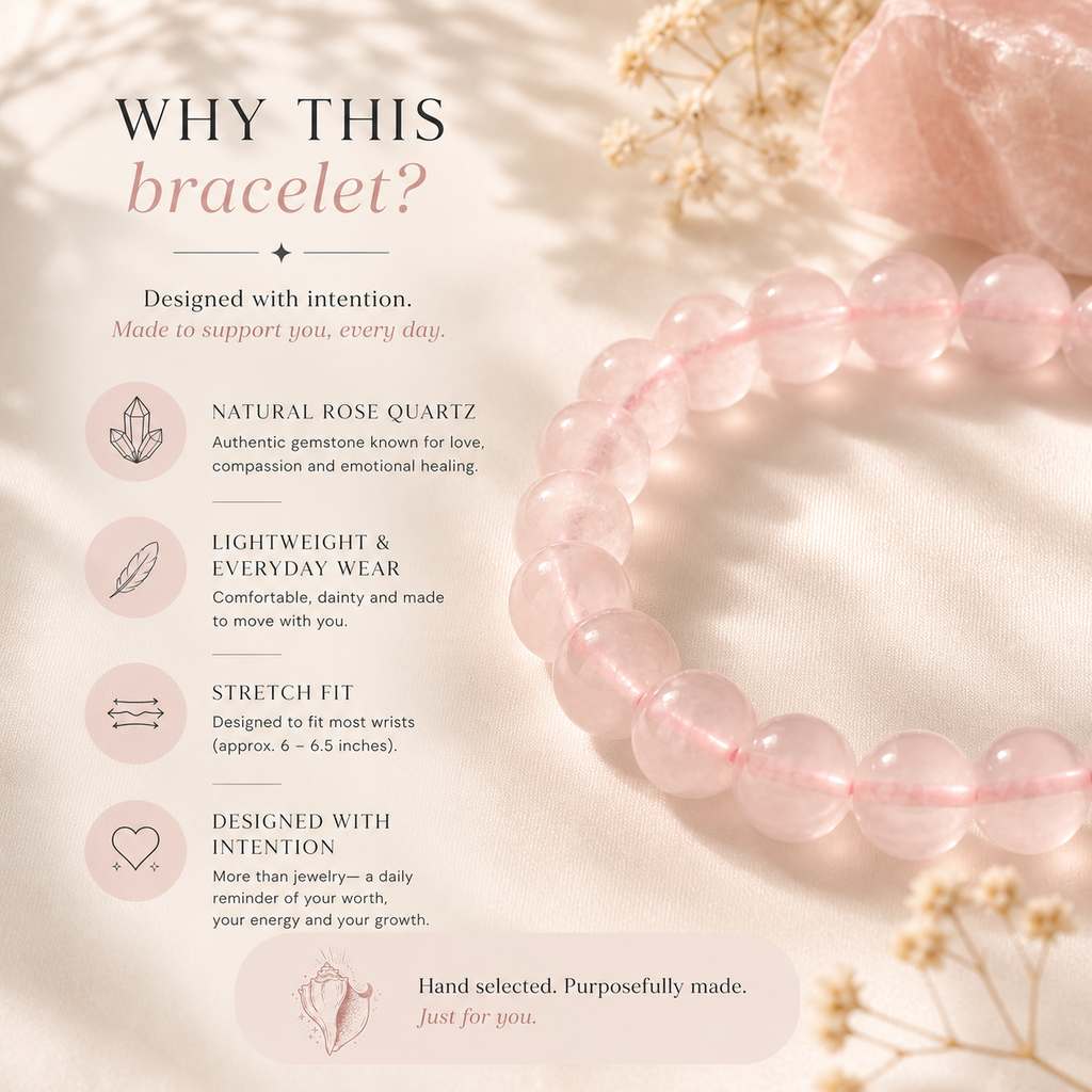 Adored | Rose Quartz Love Activation Bracelet